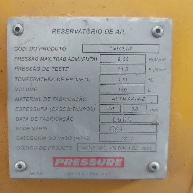 Compressor de 150 litros  - Foto 4