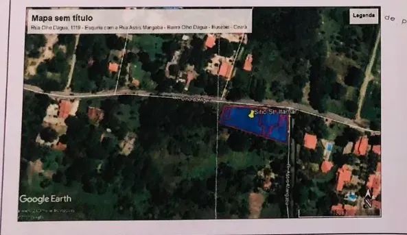 Terreno sítio de 1.425 m2 no bairro olho dÁgua Eusébio - Foto 4