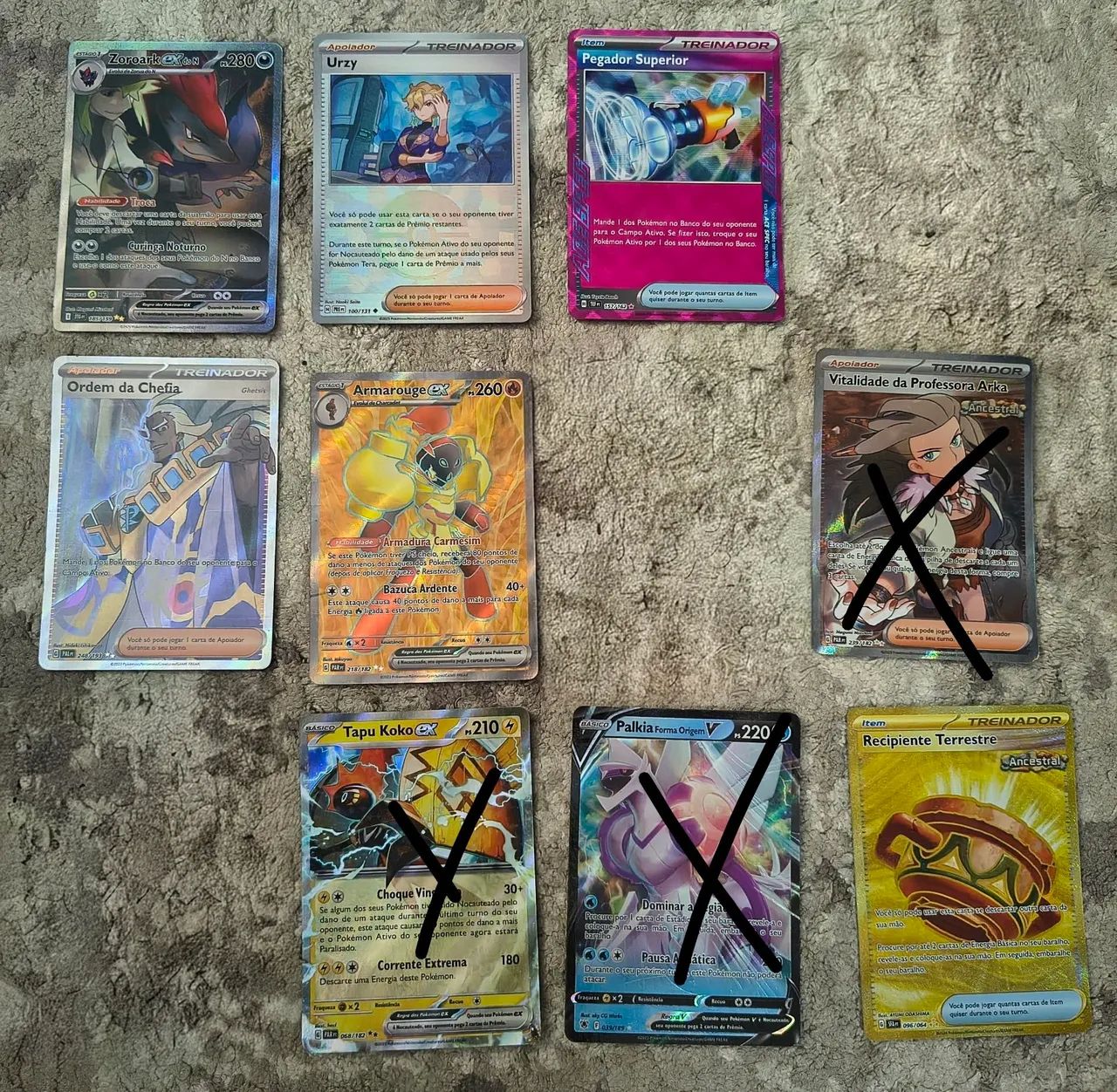 Cartas pokémon ultra raras 