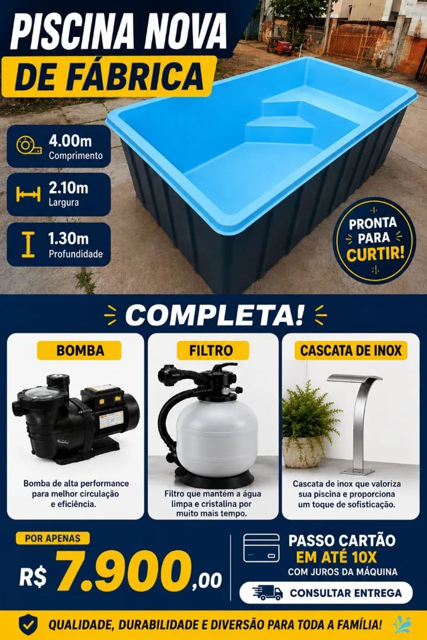 vendas e reforma de Piscinas usadas  - Foto 3