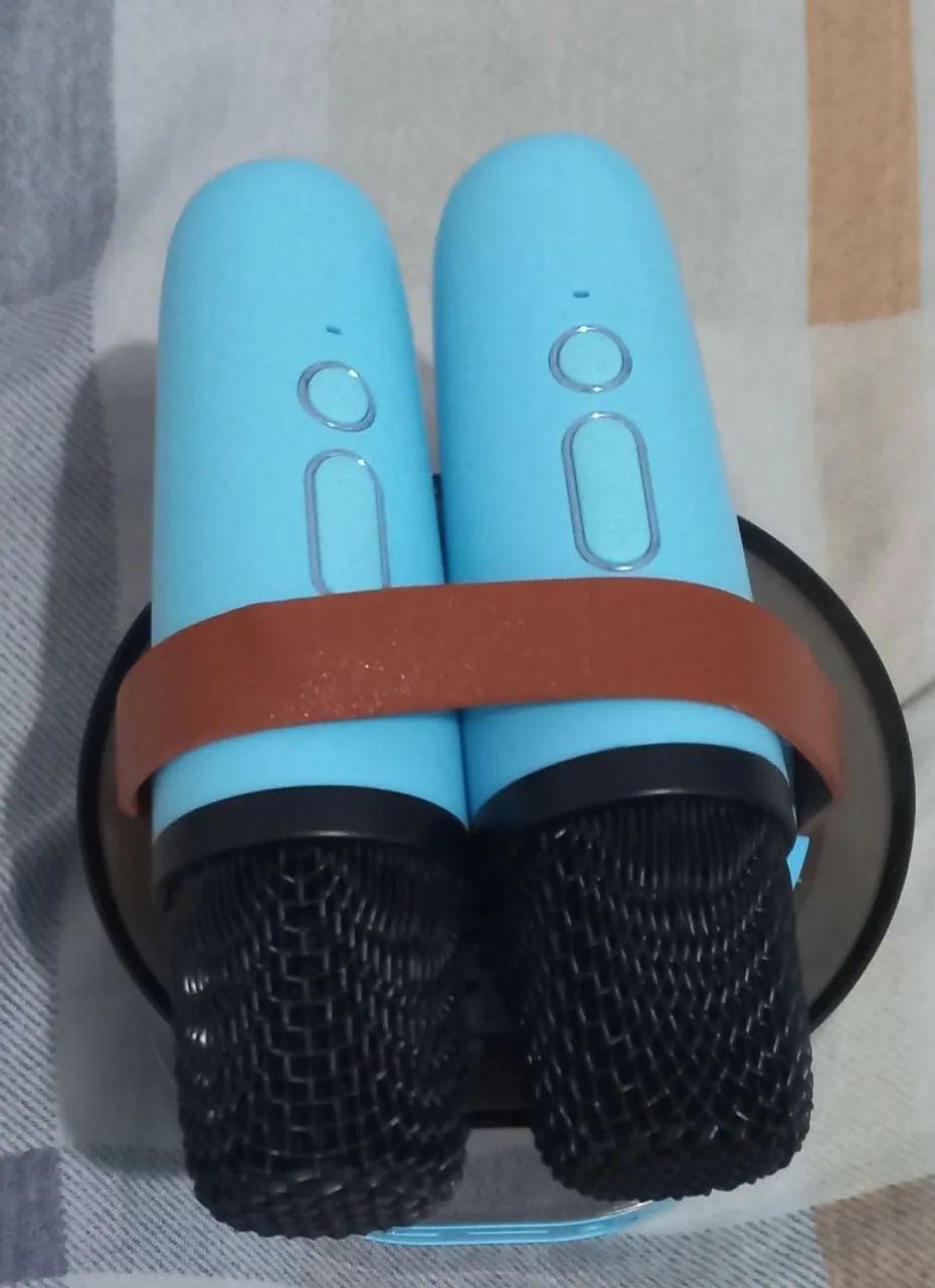Caixa de som com dois microfones ? ?  - Foto 3