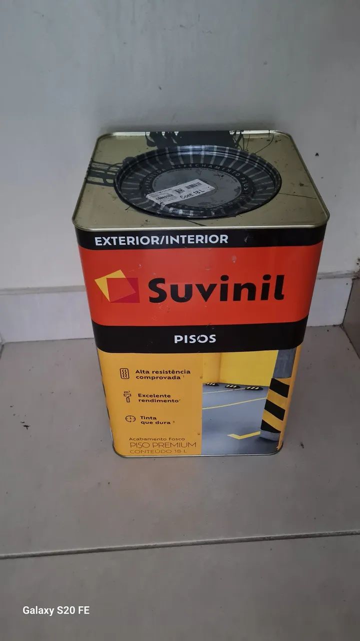 TINTA SUVINIL 18L MEIA LATA. CINZA ESCURO FOSCO