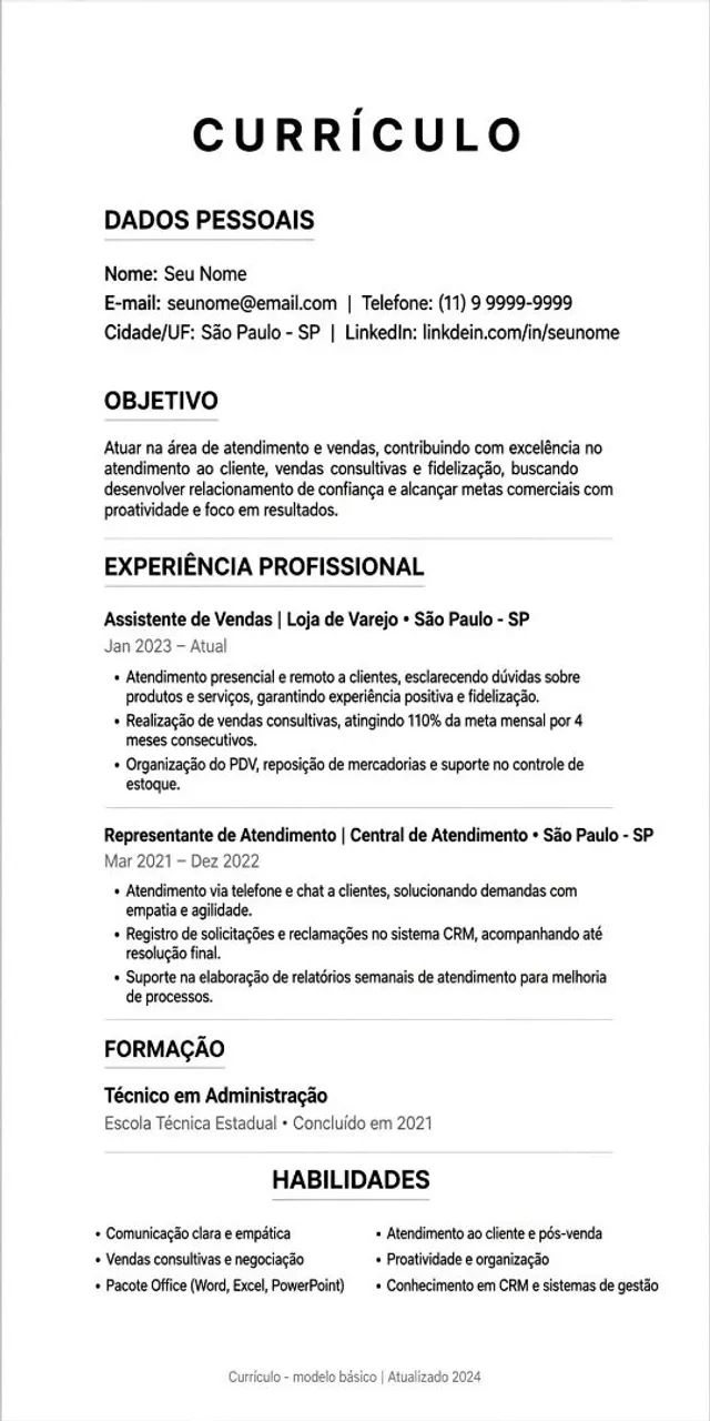 Currículo  - Foto 2