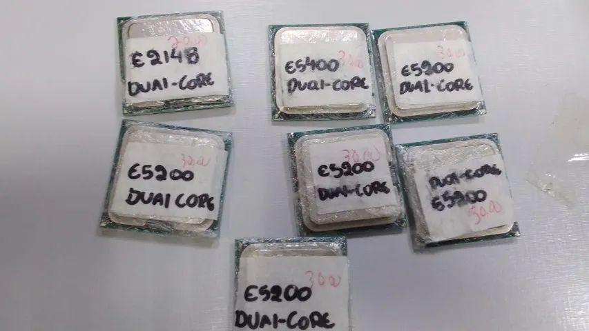 Processador Dual Core diversos - 25,00 a 40,00 cada