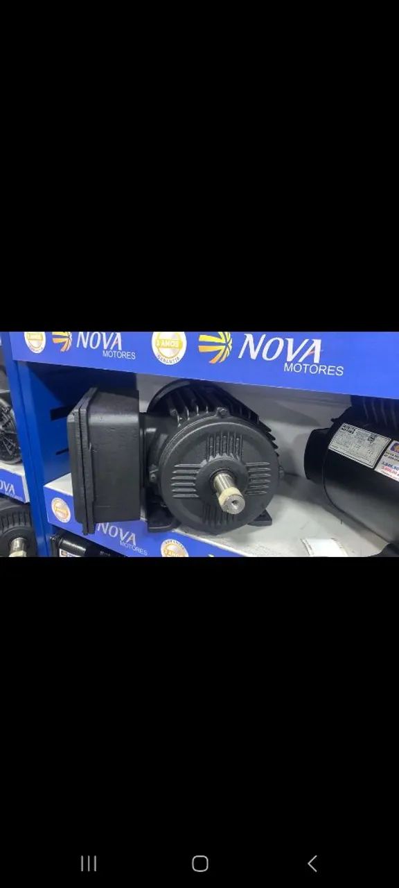 MOTOR ELÉTRICO 4CV 220/440/508V MONO IP56 1750RPM NOVA - Foto 2