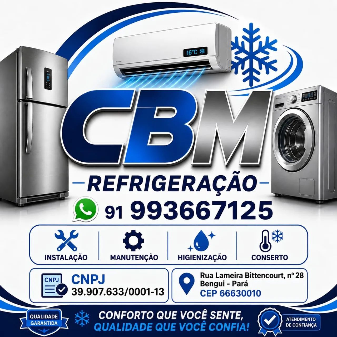 Técnico de Refrigeração e Conserto de Máquinas de Lavar