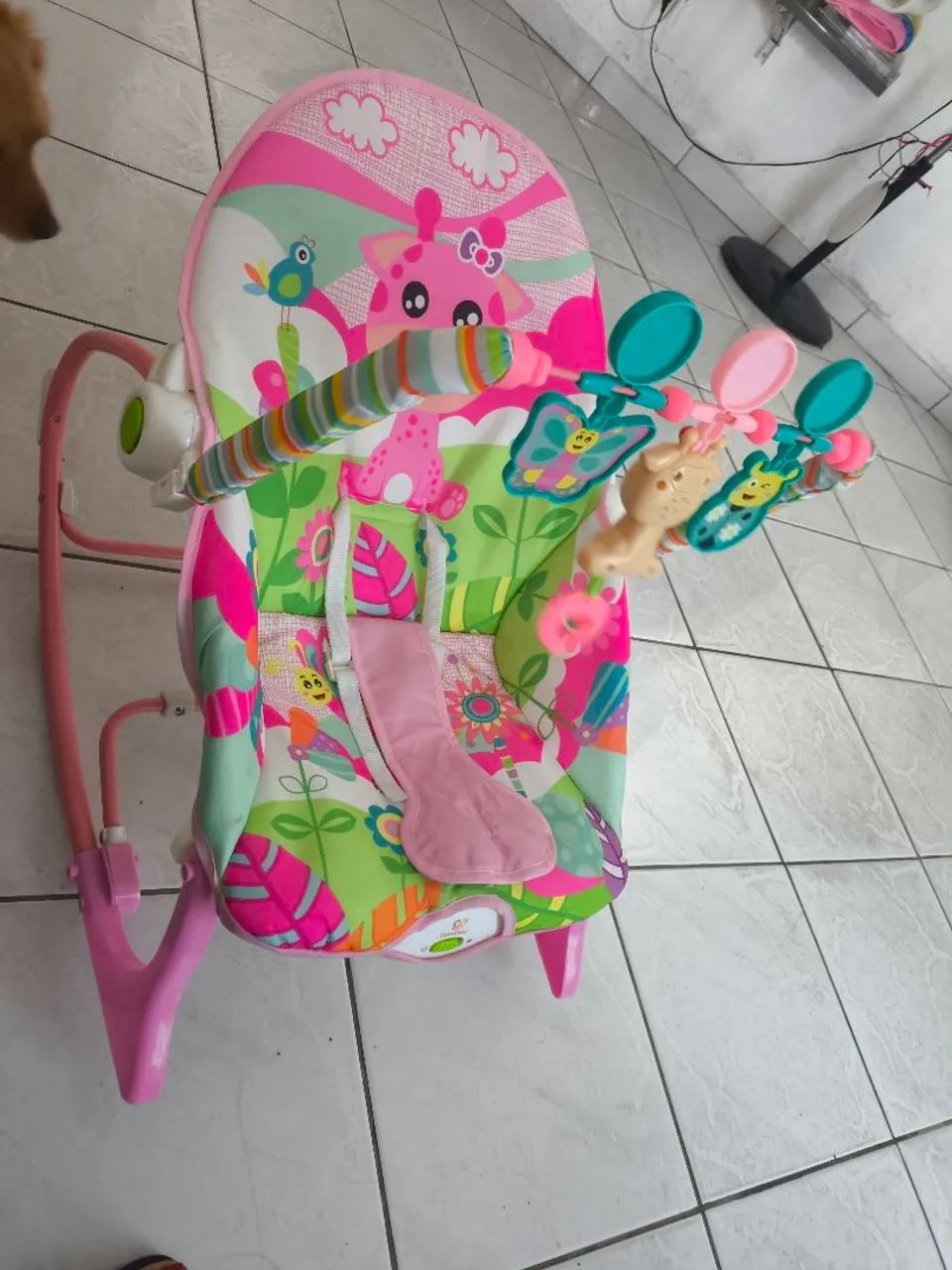 Cadeirinha de balanço e descanso funtime maxi baby 18kg