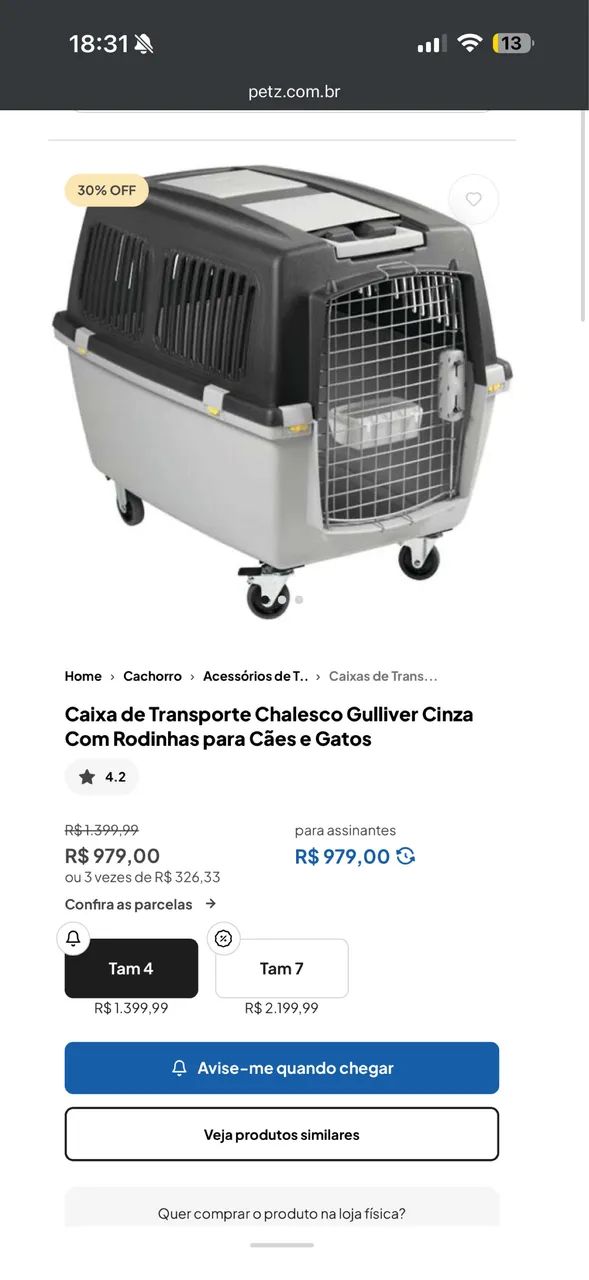 Caixa de transporte Gulliver - Foto 5