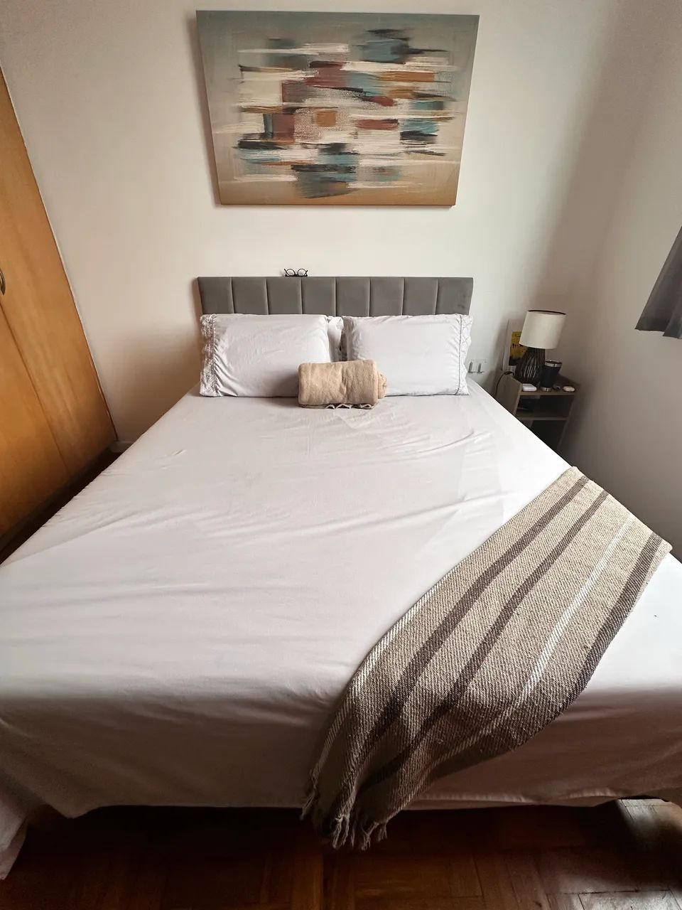 Cama Emma Queen (colchão e box)