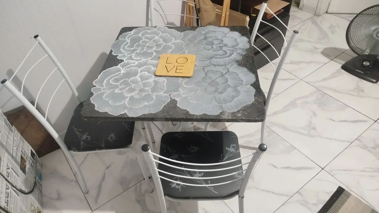 Mesa de jantar de mármore  - Foto 4
