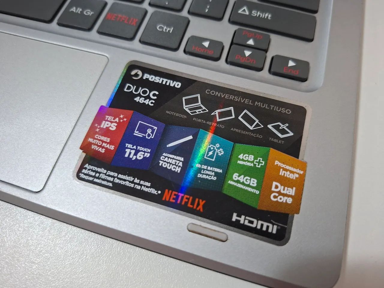 Notebook Positivo Duo C464C - Foto 4