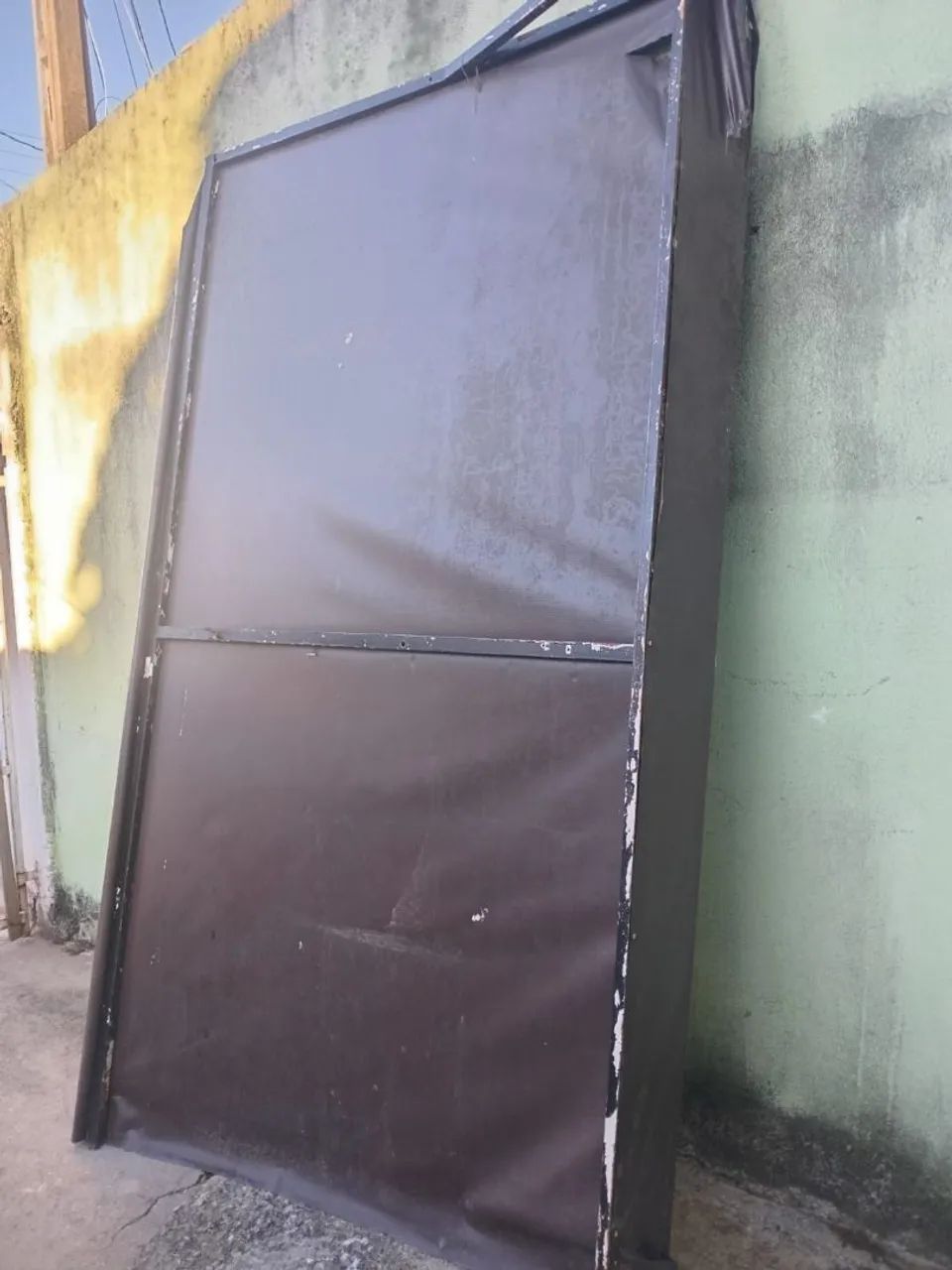 3 folha de toldo de armação de ferro 