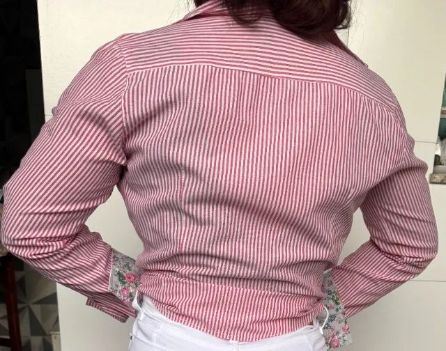 Blusa Dudalina listrada - Foto 2