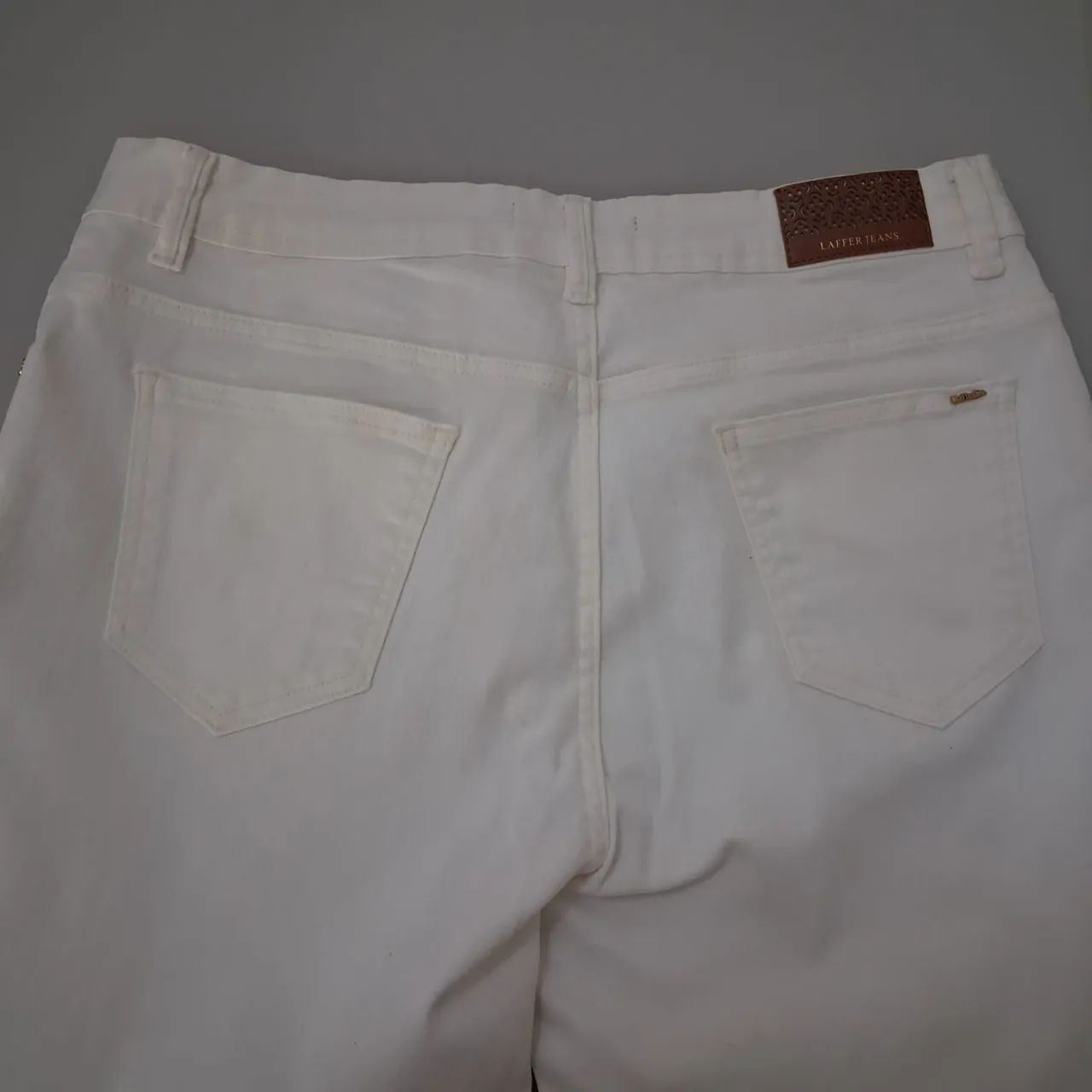 Calça Feminina Creme Tamanho 48 Laffer CO. - Foto 3