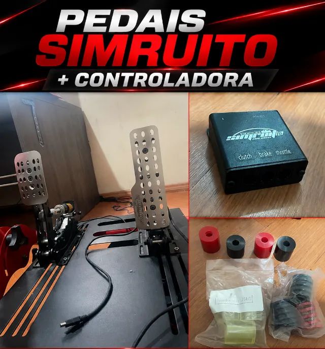 Pedal Automobilismo Virtual com Célula de Carga