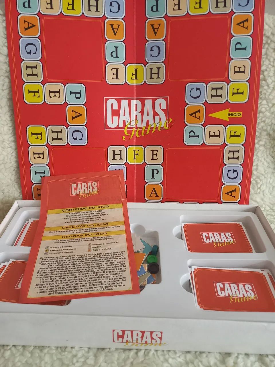 Jogo de Tabuleiro - Caras *Retro*  anos 90 