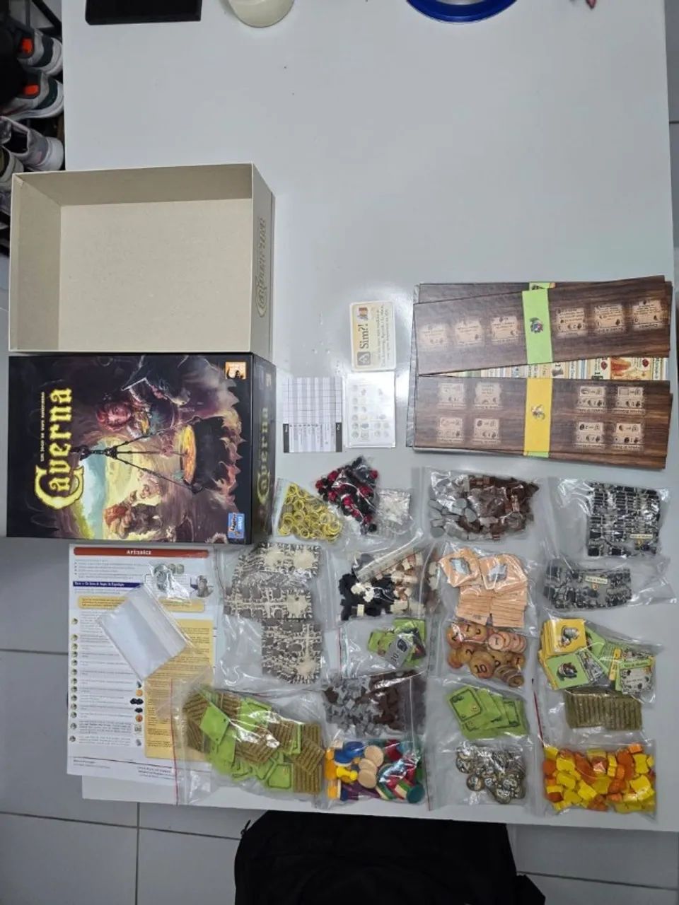 Caverna Jogo De Tabuleiro Galápagos Board Game Novo