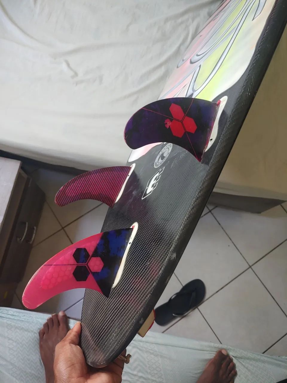 prancha surf fibra de carbono / 5.10 - 30 litros vol - Foto 3