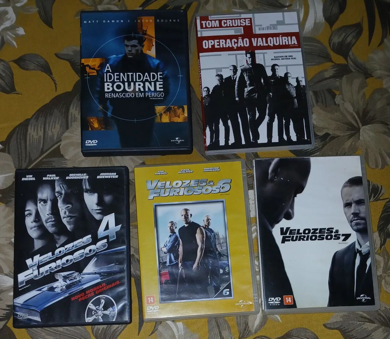 SALDÃO: Dvds Filmes Ação (Lote de 5 Dvds)
