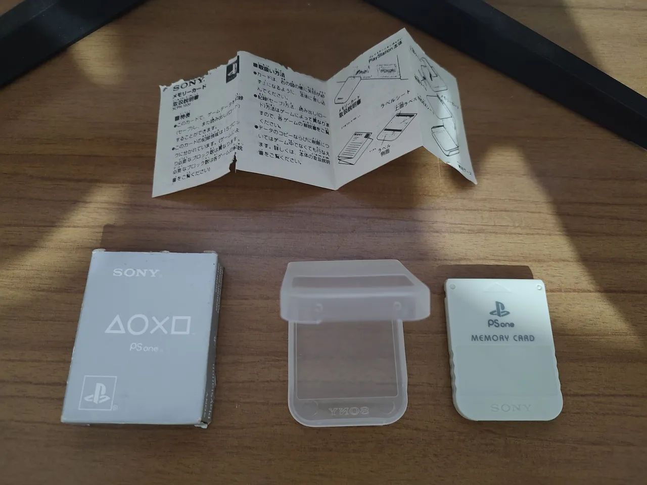 Memory Card Playstation 1 Original com caixa e Manual
