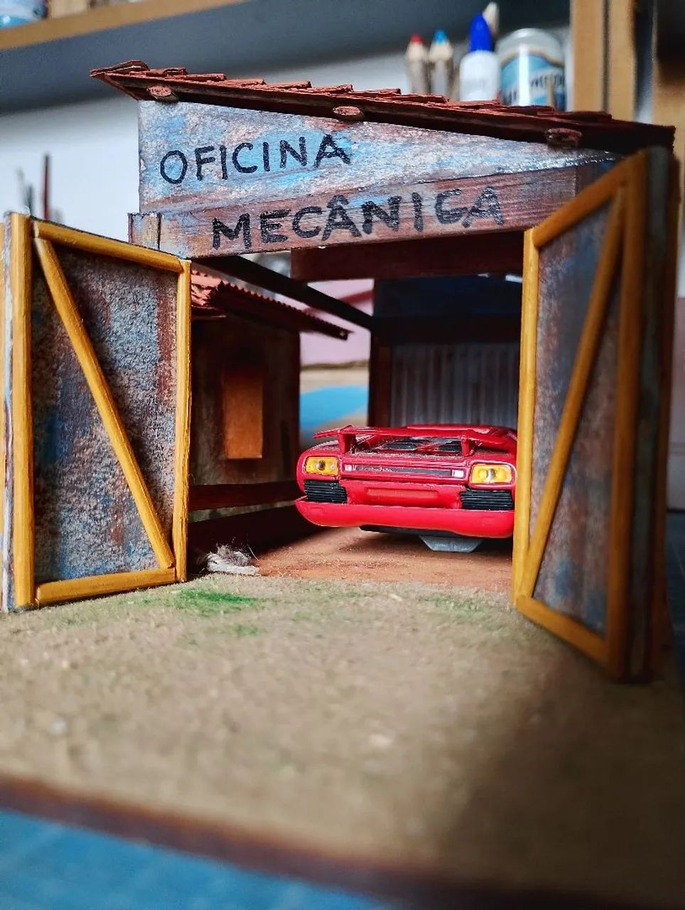 Maquete/Diorama - Casa/Oficina 1/43 - Foto 4