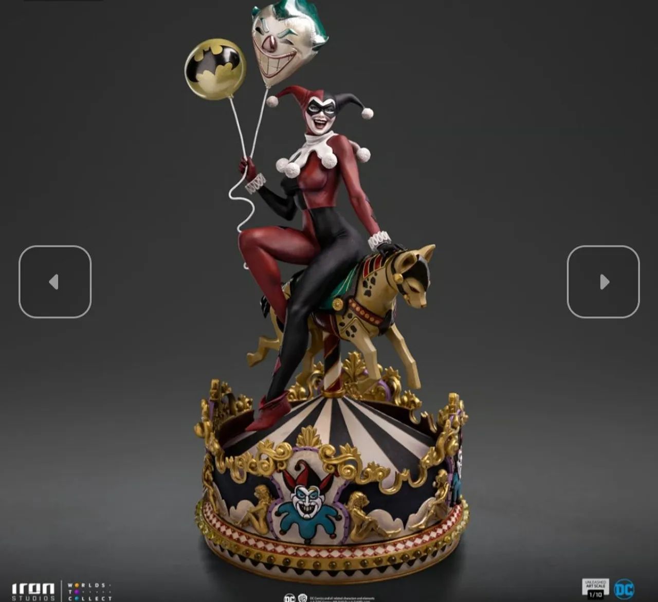 Harley Quinn Unleashed Iron Studios Arlequina - Foto 2