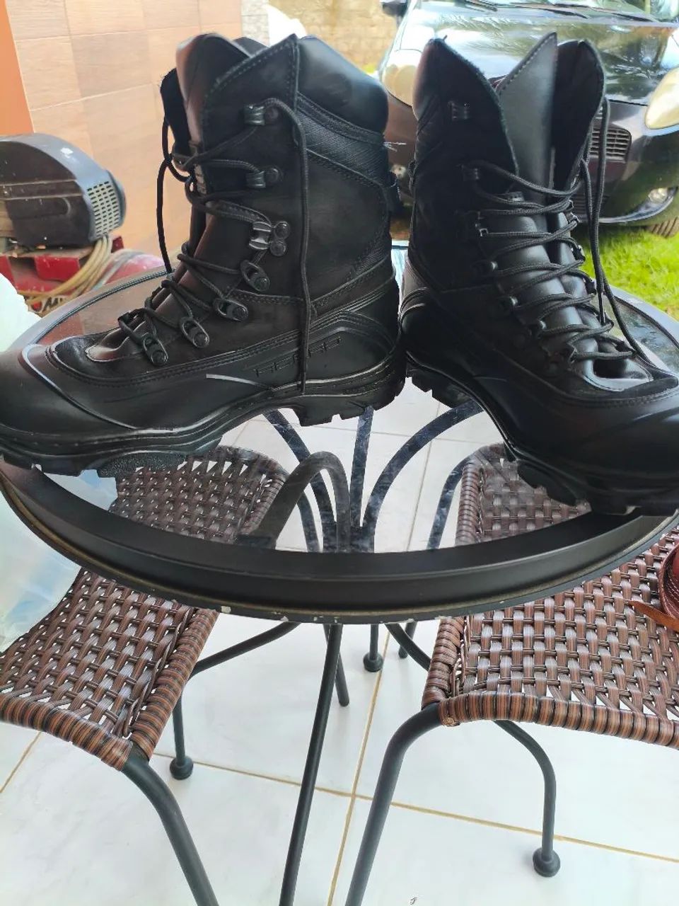 Bota  acero 