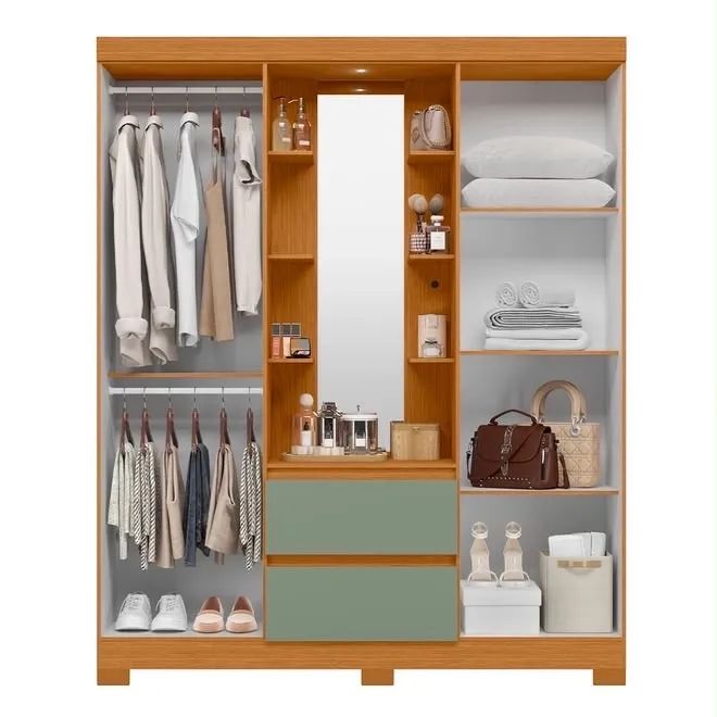 GUARDA ROUPA + ENTREGA E MONTAGEM GRÁTIS  - Foto 3