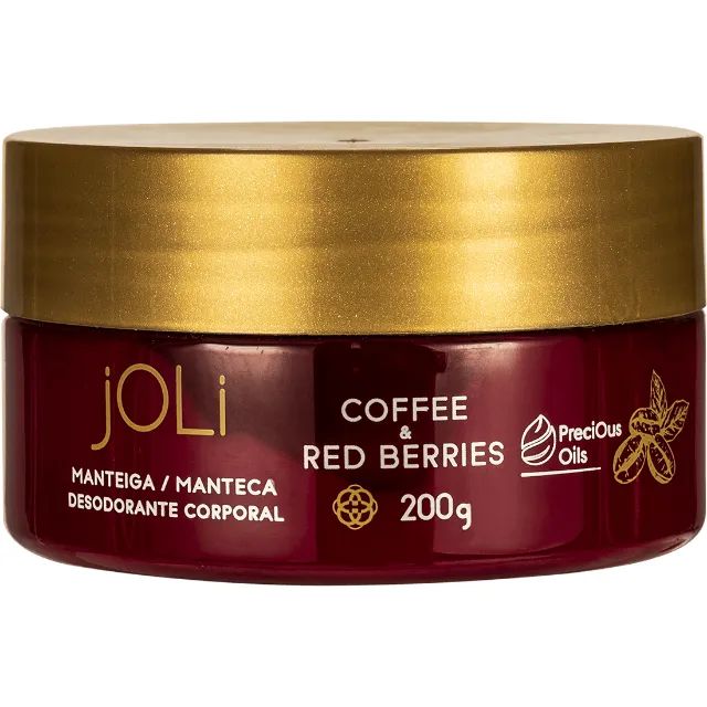 Manteiga Corporal Joli Café e Frutas Vermelhas 200ml - Foto 4