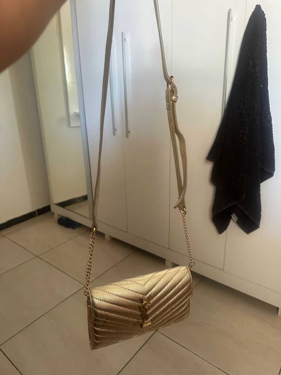 Bolsa dourada ysl - Foto 3
