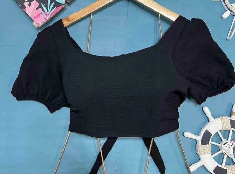 Cropped preto  - Foto 3