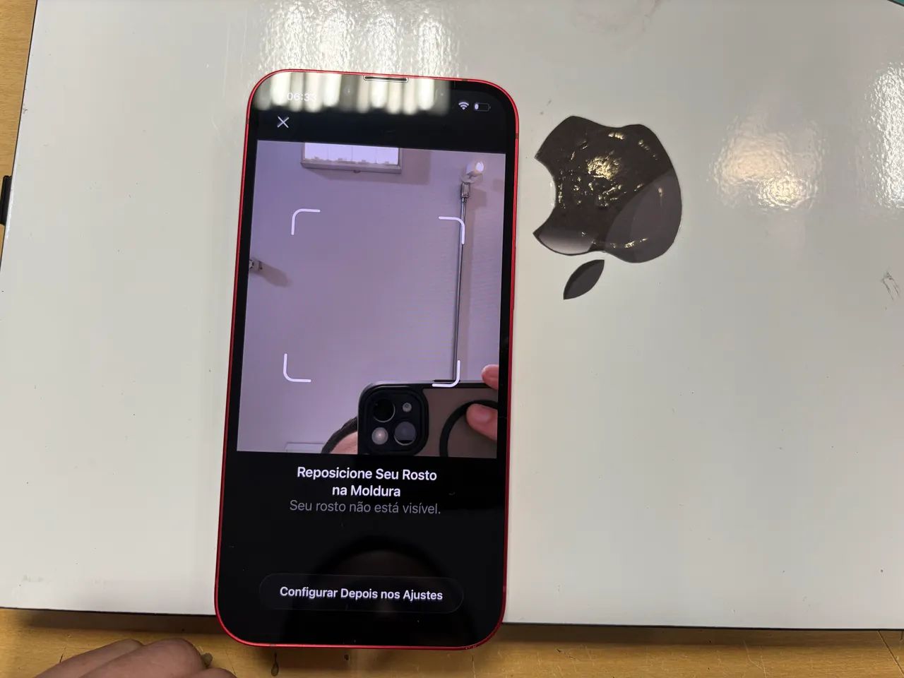 iPhone 13 256gb - product red com caixa - Foto 4