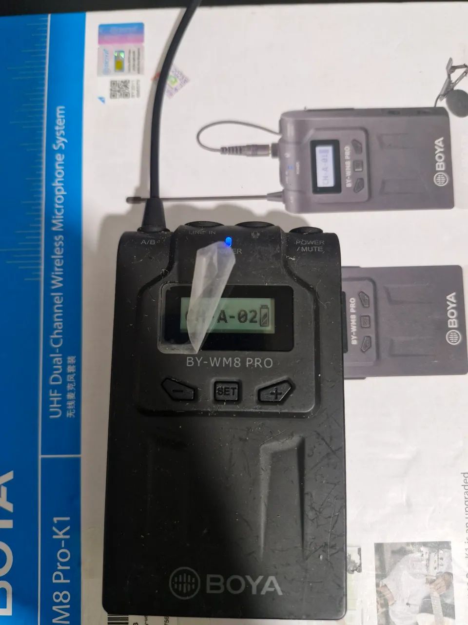 Microfone boya sem fio - Foto 5