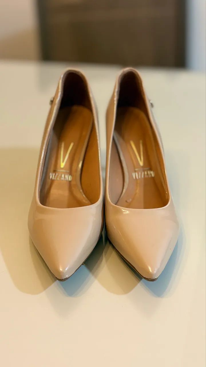 Scarpin Vizzano Nude Verniz - Foto 2