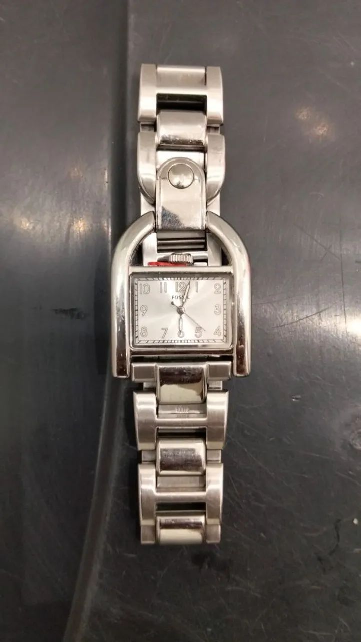 Relógio fossil feminino Harwell Prata, NUNCA USADO