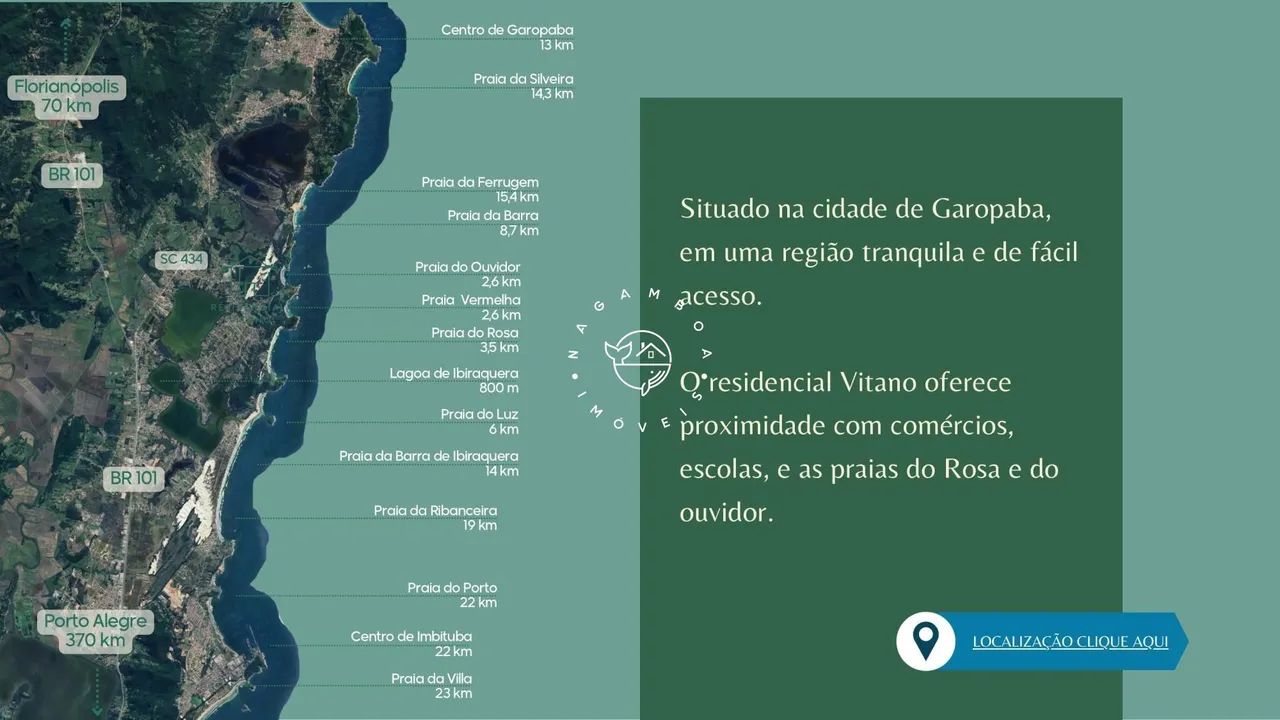 Sobrado novo com 2 suítes no Residencial Vitano - Garopaba/SC - Foto 2