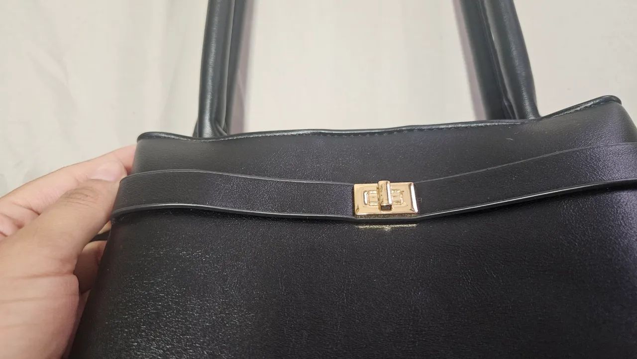 Bolsa grande preta - Foto 3