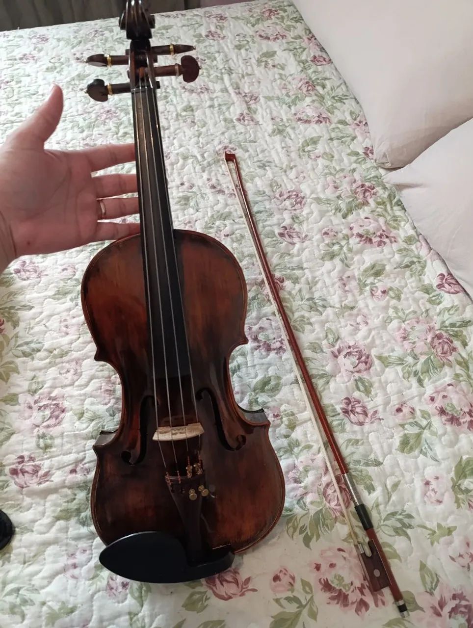 VIOLINO PROFISSIONAL | MAPLE IMPORTADO 3A | LUTHIER | COMPLETO - Foto 2