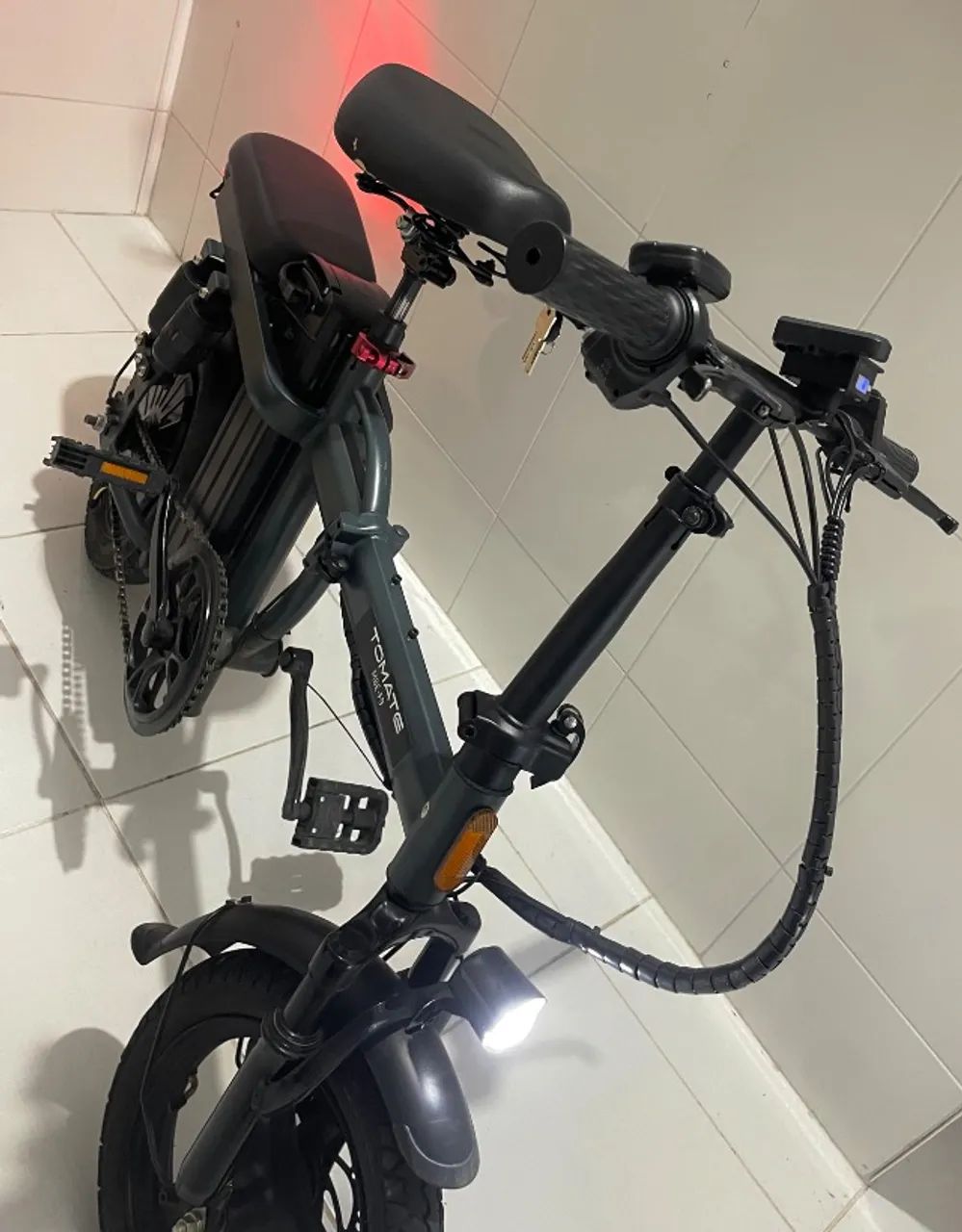 Bicicleta elétrica tomate - Foto 4