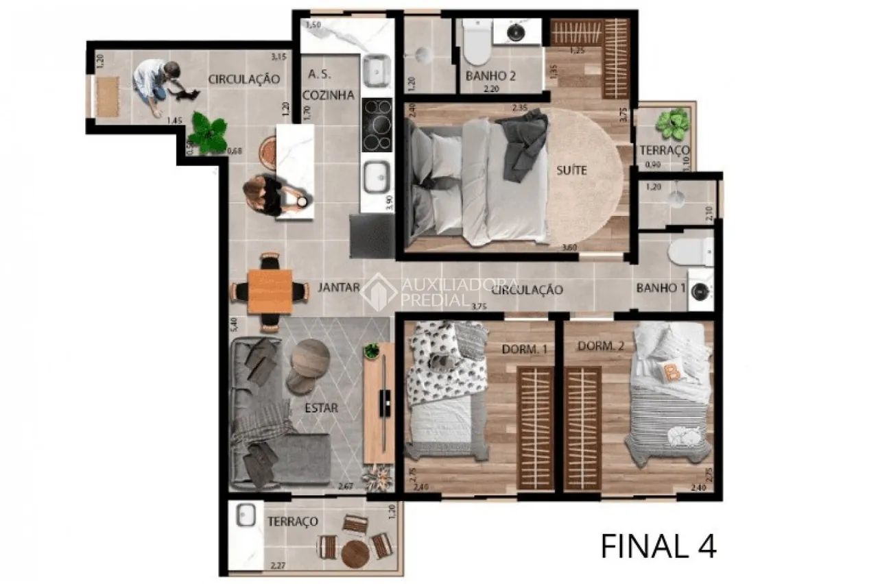 Apartamento novo Vila Cláudio Santo André - Foto 2