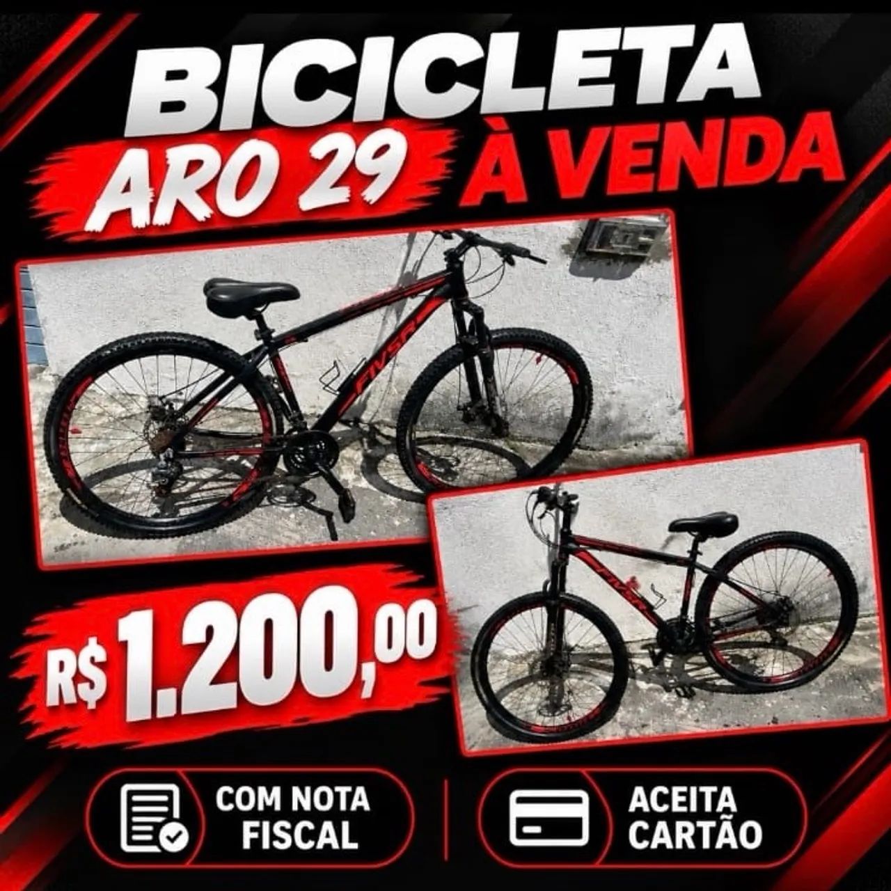 BICICLETA ARO 29