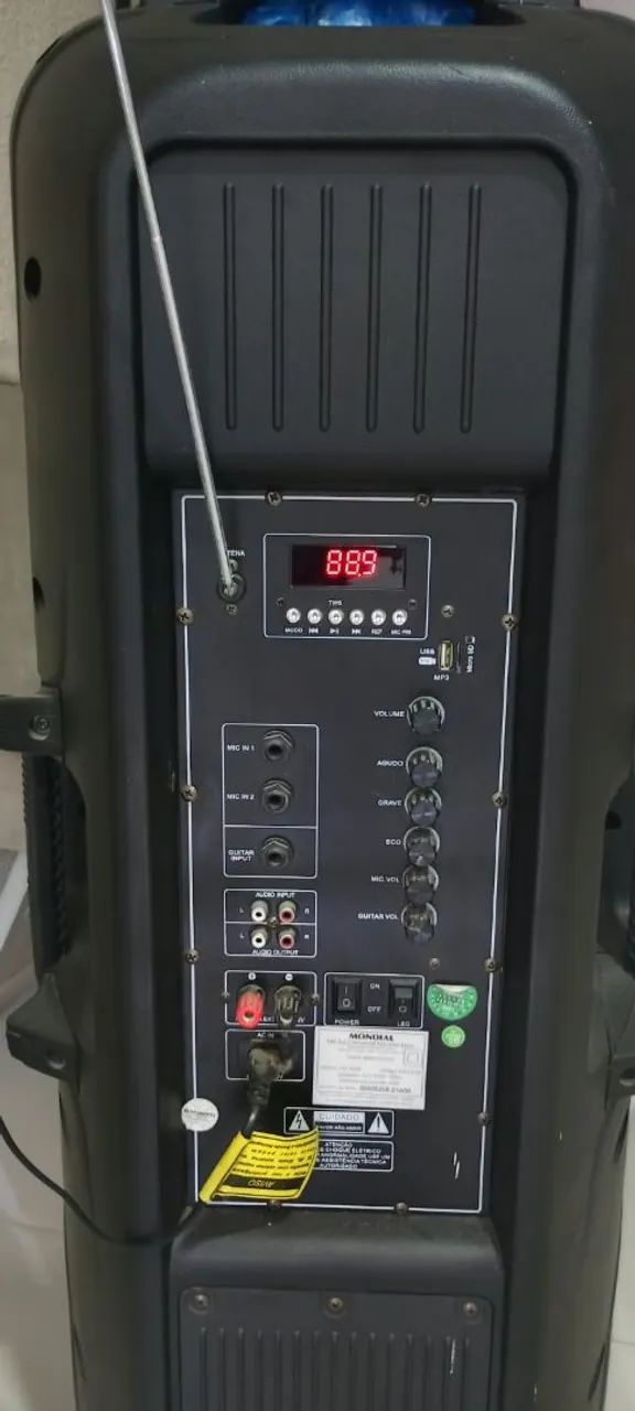 Caixa de Som 1500W - Amplificada Mondial - Foto 3