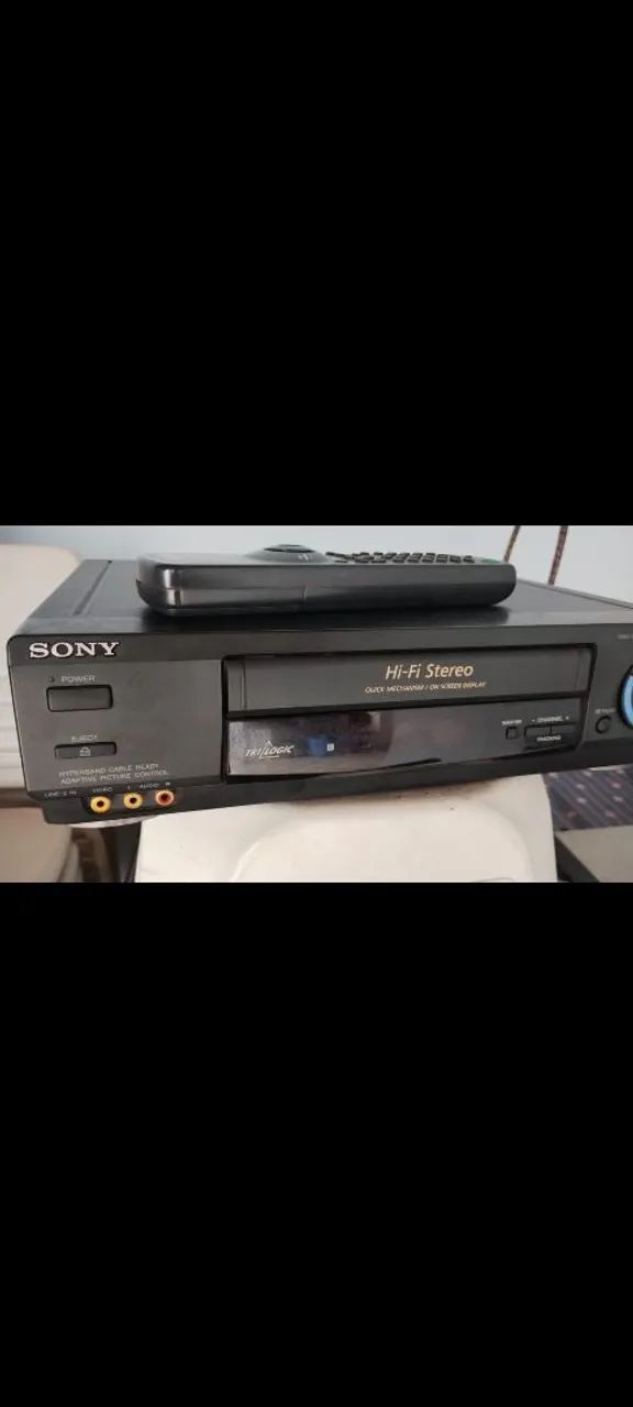 Aparelho reprodutor de vídeo cassete, marca Sony. - Foto 2