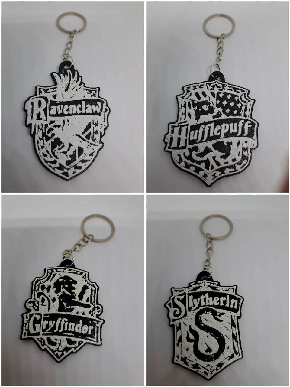 Kit 5 chaveiros incríveis personalizados Harry Potter 