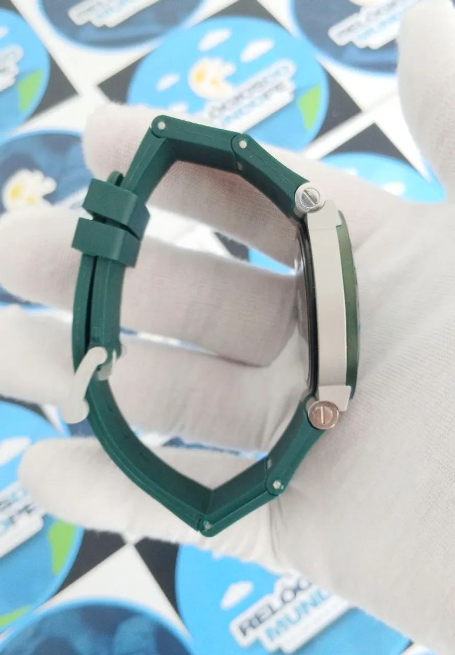 RELÓGIO BVLGARI ALUMINIUM CHNOGRAPH VERDE - Foto 4