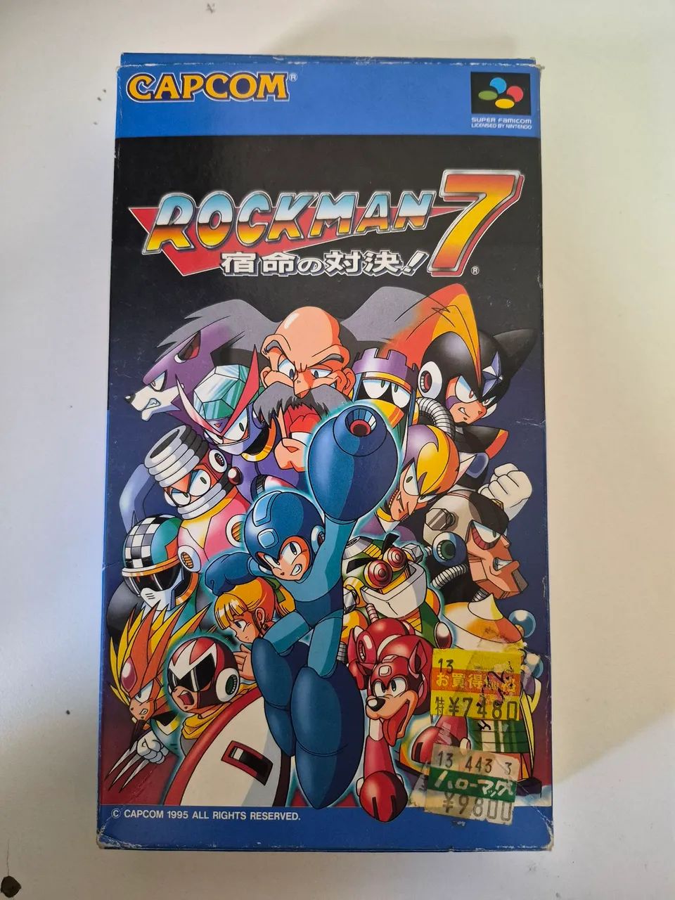 Rockman 7 com caixa | super nintendo 