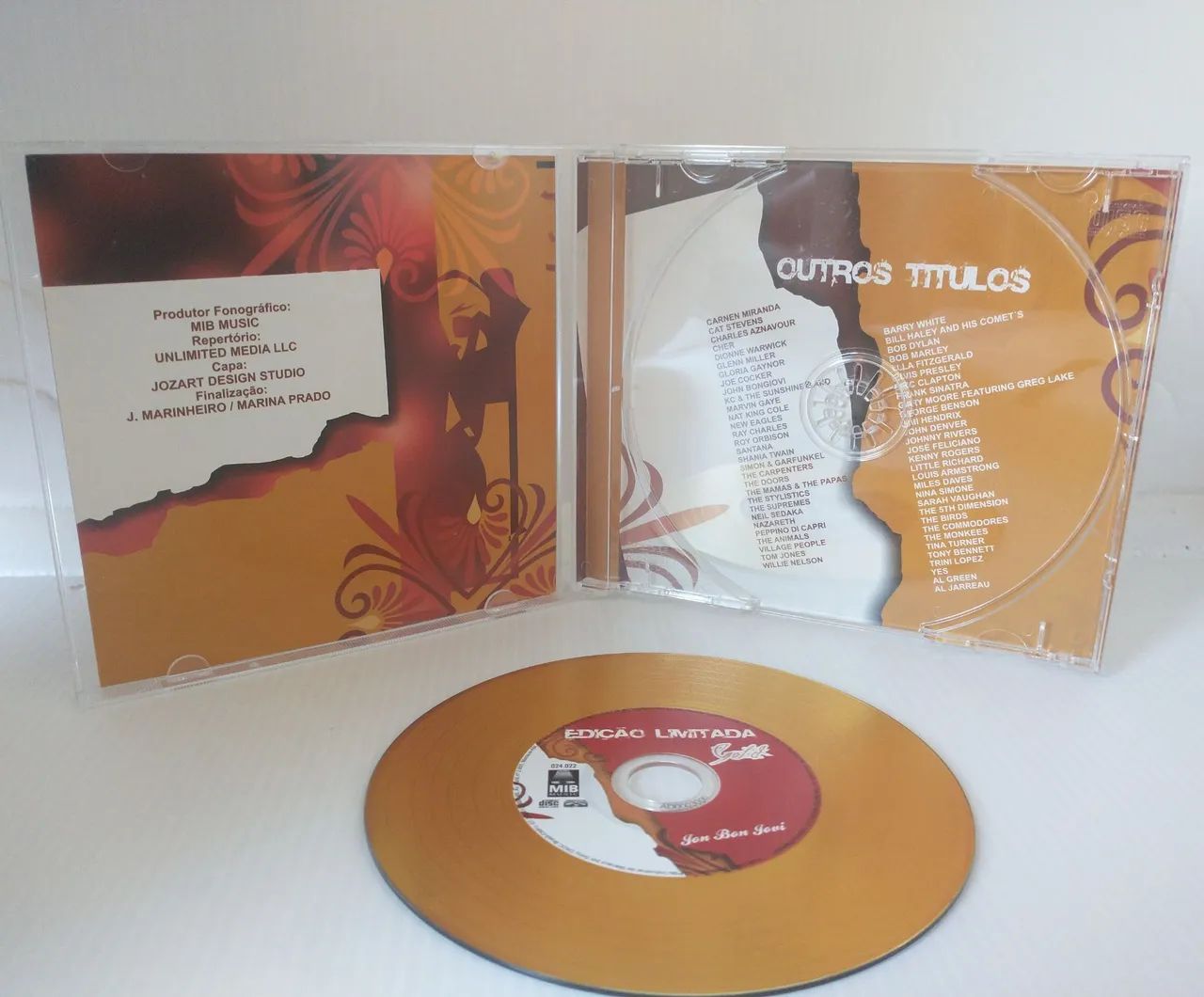 CD Jon Bon Jovi - Edição Limitada Gold | Original | Usado - Foto 4