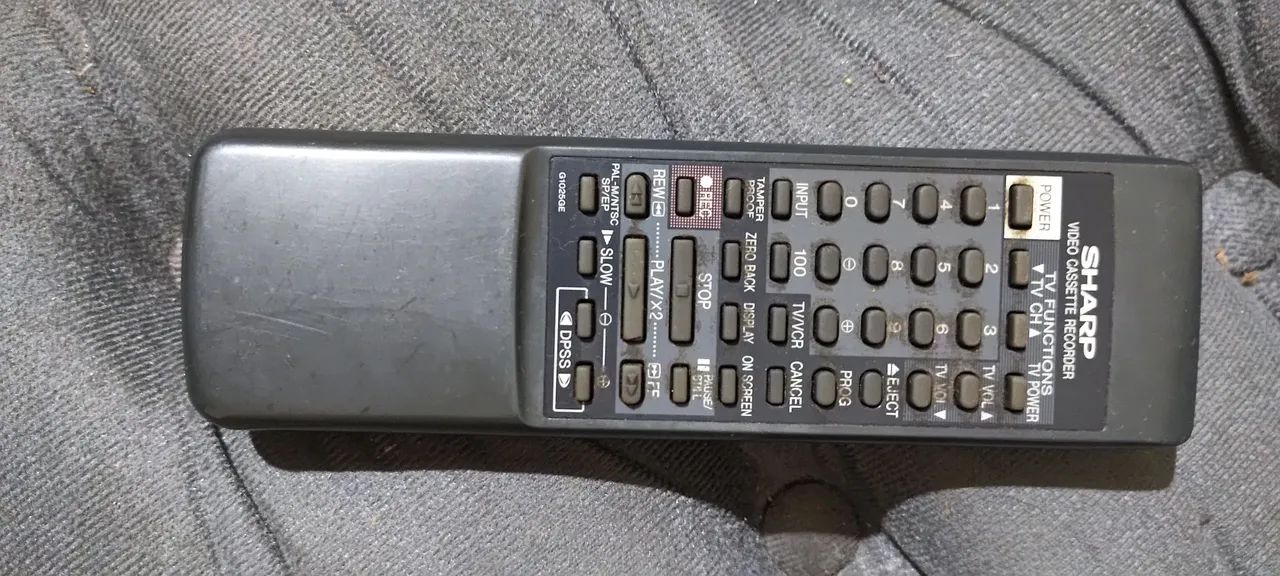 Controle Remoto Sharp Vídeo Cassete G1025GE - Foto 6