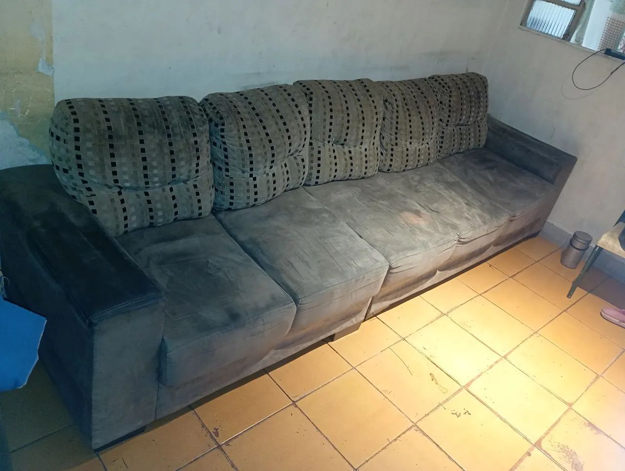 ? sofá 5 lugares usado retrátil zona norte * - Foto 2