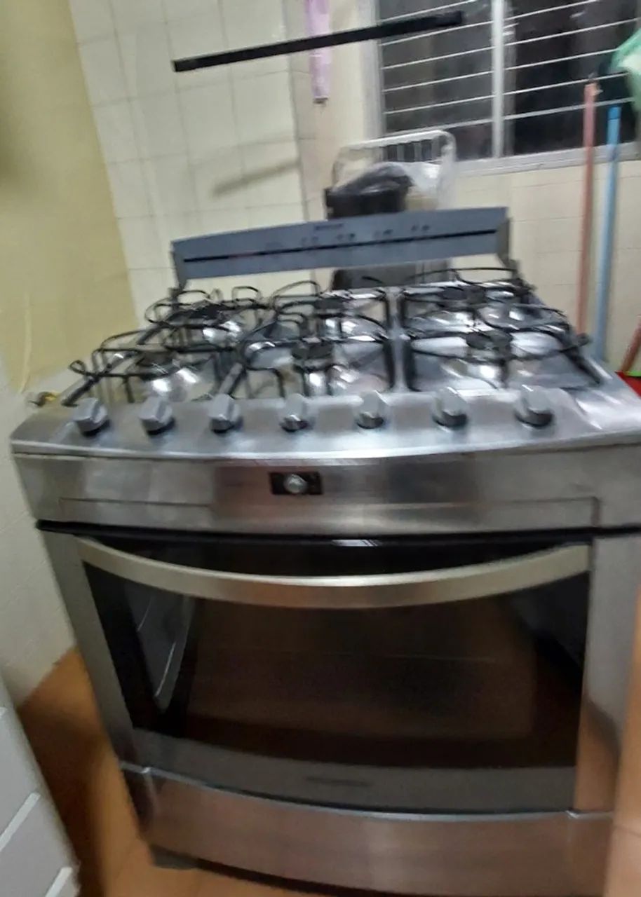 Fogão Brastemp Inox 6 bocas - Foto 4